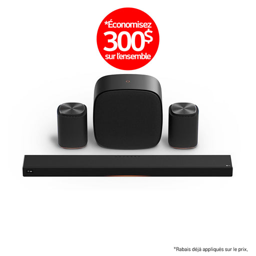 LG Sound Suite | Immersive suite 7 Pro - Barre de son H7+2M7+W7 | 01 | Sonxplus Joliette