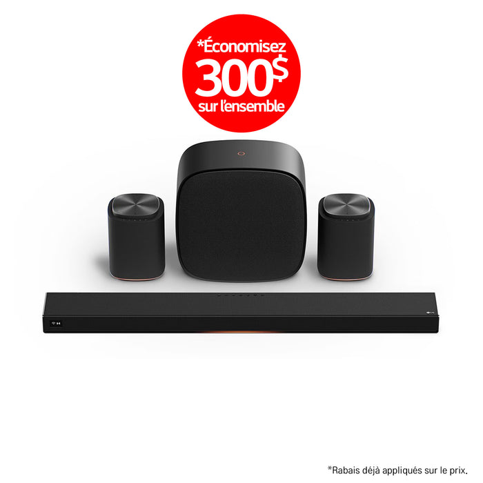 LG Sound Suite | Immersive suite 7 Pro - Barre de son H7+2M7+W7 | 01 | Sonxplus Joliette