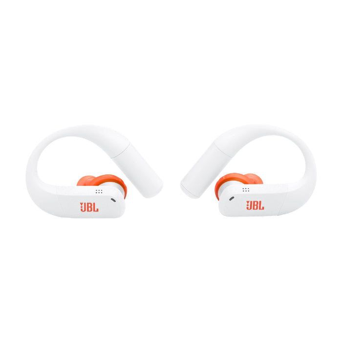 JBL Endurance Peak 4 | In-Ear Headphones - TwistLock  - White/Orange | 04 | Sonxplus Joliette