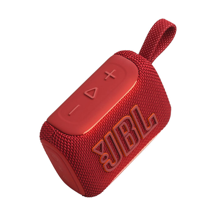 JBL GO 5 | Mini Portable Speaker - Bluetooth - 10-Hour Battery Life - IP68 - Red | 02 | Sonxplus Joliette