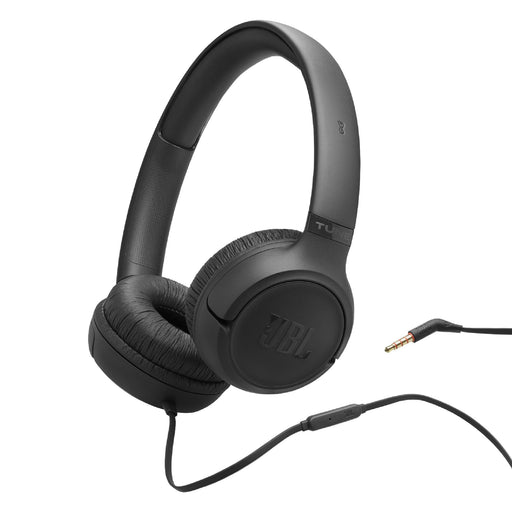 JBL Tune 530 | On-ear headphones - Wired - Foldable - Black | 01 | Sonxplus Joliette