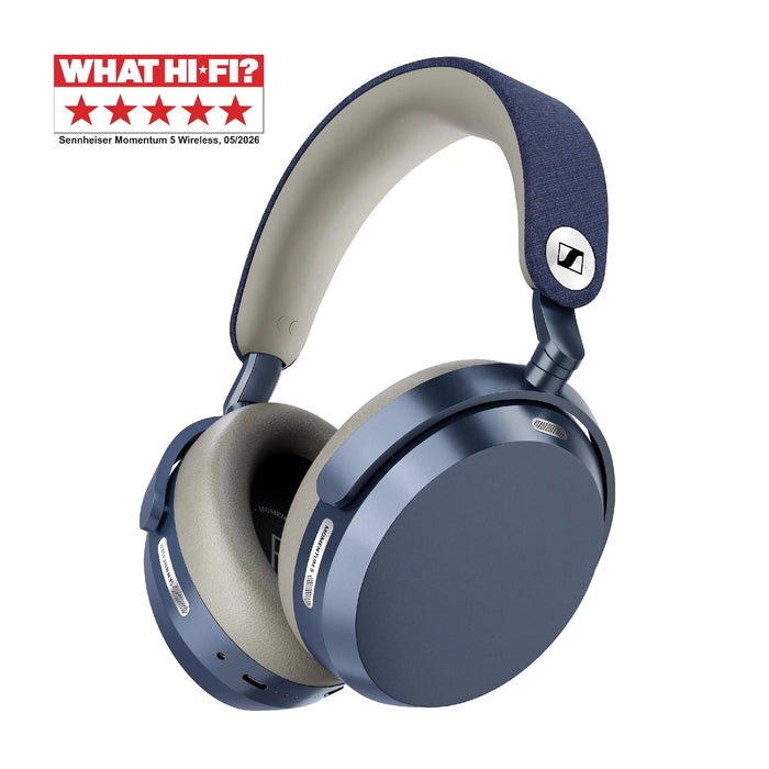 Sennheiser MOMENTUM 5 Wireless | Écouteurs supra-auriculaires - Sans fil - Réduction adaptative du bruit - Denim | 04 | Sonxplus Joliette