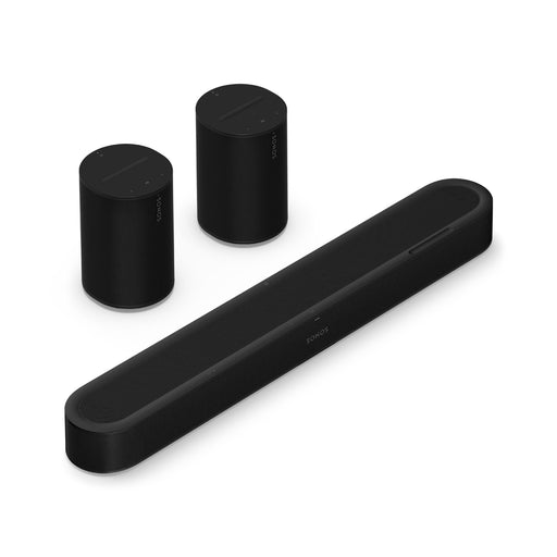 Sonos | Surround Sound System with Beam Ultra + 2 Era 100 - Black | 01 | Sonxplus Joliette