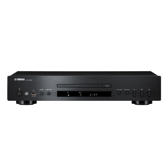 Yamaha CD-S303 | CD Player - High Quality - USB Plug - Pure Direct - Intelligent Digital Servo - Black-SONXPLUS Joliette