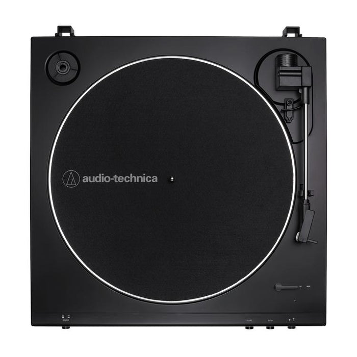 Audio Technica AT-LP60XBK | Table tournante Stéréo - Entraînement par courroie - Entièrement automatique - Noir-SONXPLUS Joliette