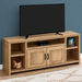 Monarch Specialties I 2744 | TV stand - 60" - Imitation wood - Pin d'or-SONXPLUS.com