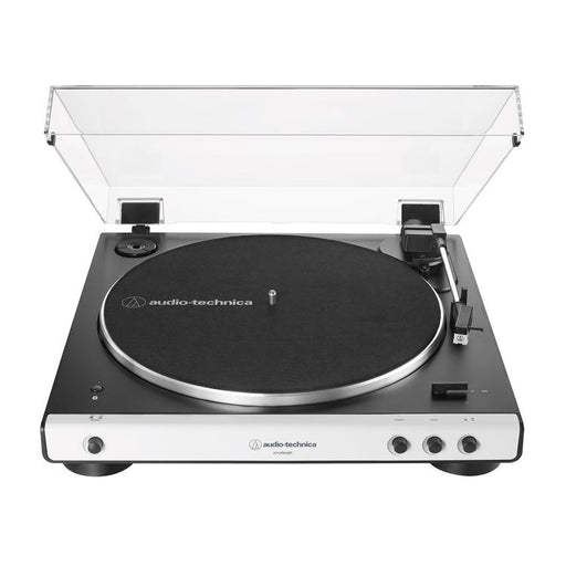 Audio Technica AT-LP60XBT | Stereo Turntable - Wireless - Bluetooth - Belt Drive - Fully Automatic - White-SONXPLUS Joliette