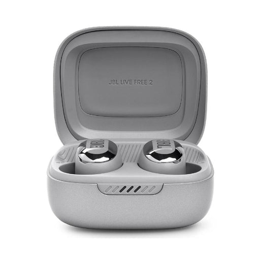 JBL Live Free 2 | Écouteurs intra-auriculaires - 100% Sans fil - Bluetooth - Smart Ambient - Microphones - Argent-SONXPLUS Joliette
