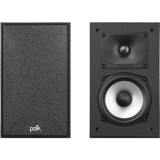 Polk Monitor XT15 | Ensemble d'Haut-parleurs de bibliothèque - Certifié Hi-Res Audio - Compact - Noir - Paire-Sonxplus 