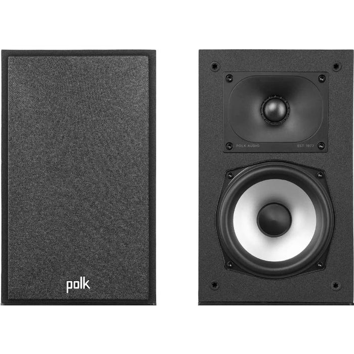Polk Monitor XT15 | Bookshelf Speakers - Hi-Res Audio Certified - Compact - Black - Pair-SONXPLUS Joliette