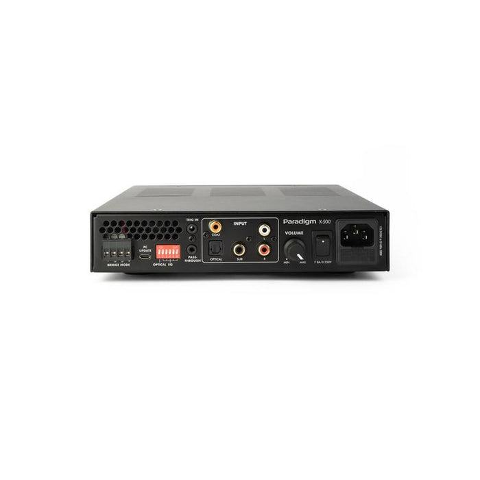 Paradigm X-500 | Stereo Amplifier - 2 channel or bridged single channel - Up to 500 watts of power - Slim - Black-SONXPLUS Joliette