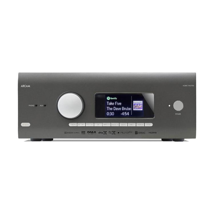 Arcam AVR11 | AV Receiver - Class AB - Home Cinema Experience - HDMI 2.1 - Dolby Atmos, DTS:X & - AURO-3D Decoding - Streaming - Black-SONXPLUS Joliette