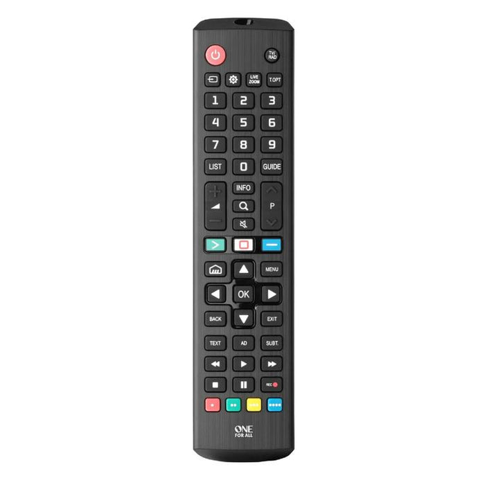 One for All URC4811R | Direct replacement remote control for any LG TV - Replacement Series - Black-SONXPLUS Joliette