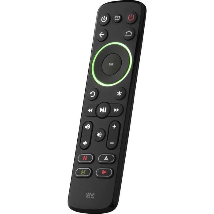 One for All URC7935R | Smart universal remote control for TV, streaming devices and soundbar - Smart Series - Black-SONXPLUS Joliette