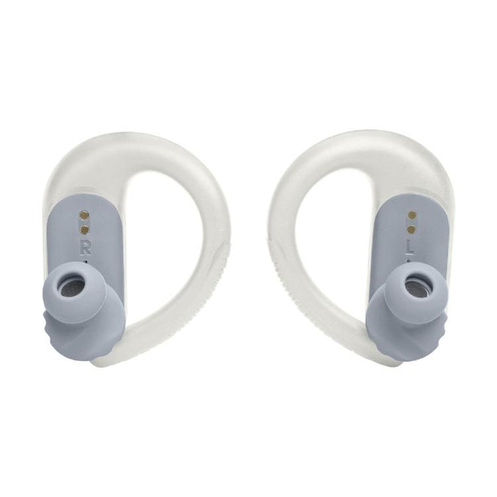JBL Endurance Peak III | Sport In-Ear Headphones - 100% Wireless - Waterproof - Powerhook Design - White-SONXPLUS Joliette