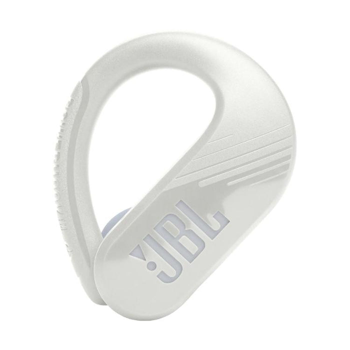 JBL Endurance Peak III | Écouteurs Sport intra-auriculaires - 100% Sans fil - Étanche - Conception Powerhook - Blanc-SONXPLUS Joliette