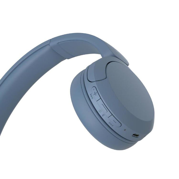 Sony WH-CH520 | Over-ear headphones - Wireless - Bluetooth - Up to 50 hours battery life - Blue-SONXPLUS Joliette
