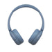 Sony WH-CH520 | Écouteurs supra-auriculaires - Sans fil - Bluetooth - Jusqu'à 50 heures d'autonomie - Bleu-SONXPLUS Joliette