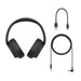 Sony WH-CH720N | Around-ear headphones - Wireless - Bluetooth - Noise reduction - Up to 35 hours battery life - Microphone - Black-SONXPLUS Joliette