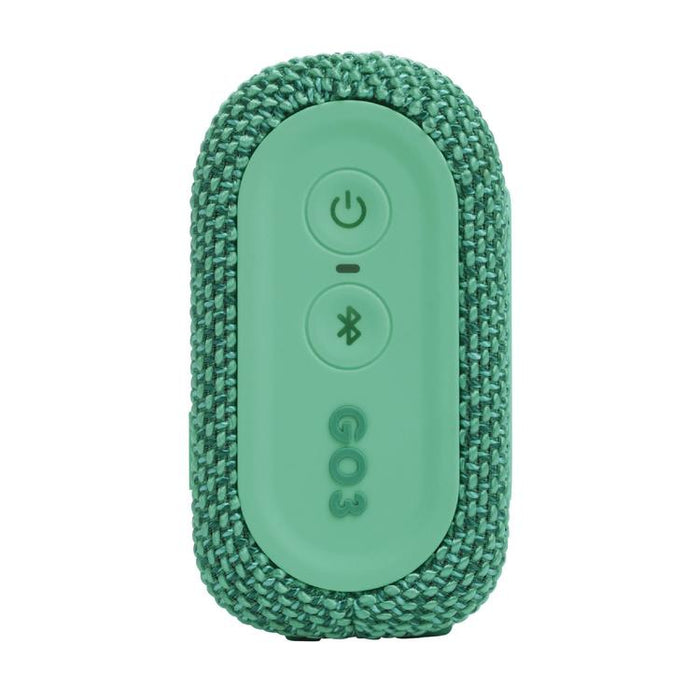 JBL Go 3 Eco | Mini Haut-parleur - Ultra-portable - Bluetooth - IP67 - Vert-SONXPLUS Joliette
