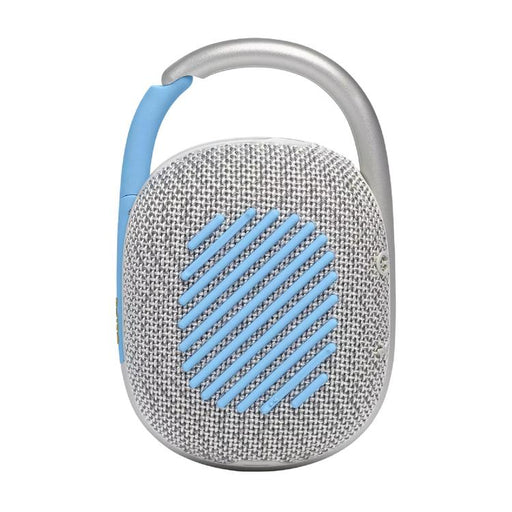 JBL Clip 4 Eco | Haut-parleur - Ultra-portable - Étanche - Bluetooth - Mousqueton intégré - Blanc-SONXPLUS Joliette