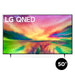 LG 50QNED80URA | Téléviseur intelligent 50" QNED 4K - NanoCell à points quantiques - Série QNED80URA - HDR - Processeur a7 AI Gen6 4K - Noir-SONXPLUS Joliette