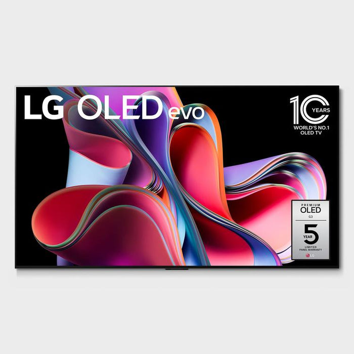 LG OLED65G3PUA | Téléviseur intelligent 65" 4K OLED Evo - Edition Gallery - Série G3 - Cinéma HDR - Processeur IA a9 Gén.6 4K - Noir-SONXPLUS Joliette