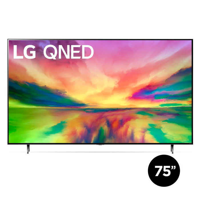 LG 75QNED80URA | 75" QNED 4K Smart TV - Quantum dot NanoCell - QNED80URA Series - HDR - a7 AI Gen6 4K Processor - Black-SONXPLUS Joliette