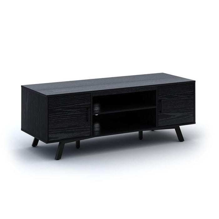 Sonora S40V55N | Meuble téléviseur - 2 Armoires - 55" de large - Noir-SONXPLUS Joliette