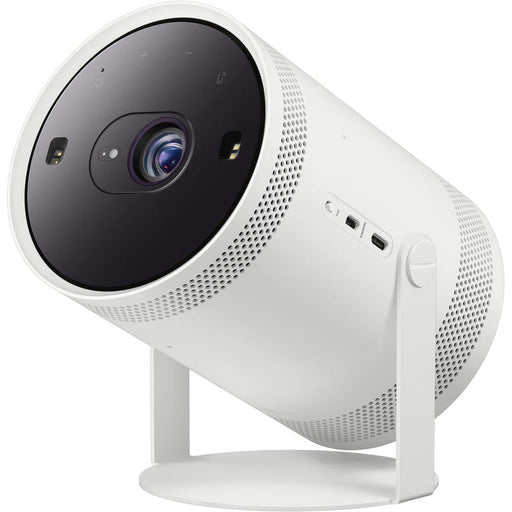 Samsung SP-LFF3CLAXXZC | Portable projector - The Freestyle 2nd Gen. - Compact - Full HD - 360 degree sound - White-Sonxplus Joliette