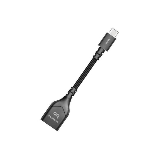 Audioquest DragonTail | Câble USB mâle à femelle - USB 0,112m - Noir-Sonxplus Joliette