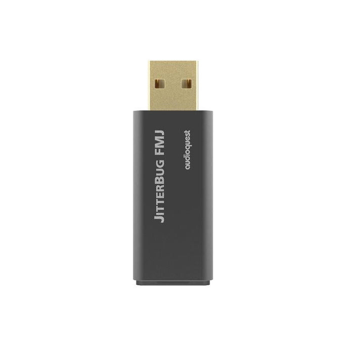 Audioquest JitterBug | Filtre de bruit USB - Full metal jacket - Noir-Sonxplus Joliette