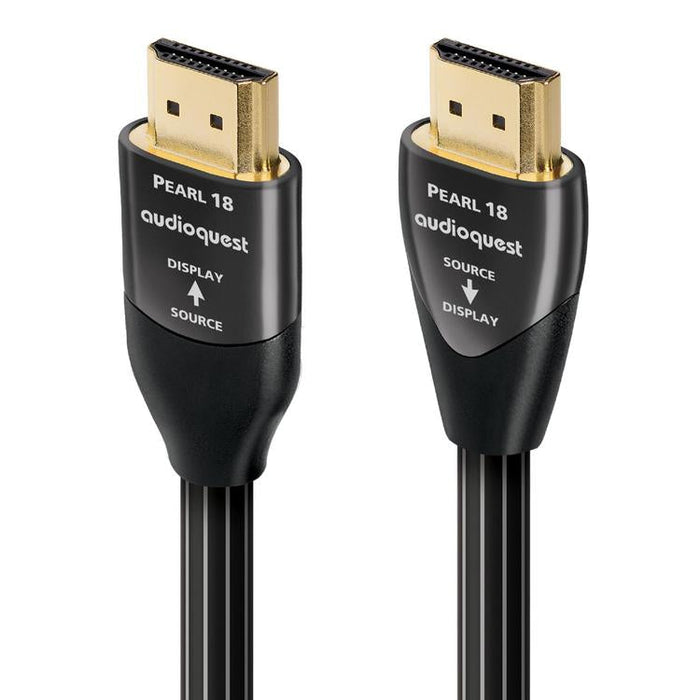 Audioquest Pearl | Câble HDMI actif - Transfert jusqu'à 8K Ultra HD - HDR - eARC - 18 Gbps - 15 Mètres-Sonxplus Joliette