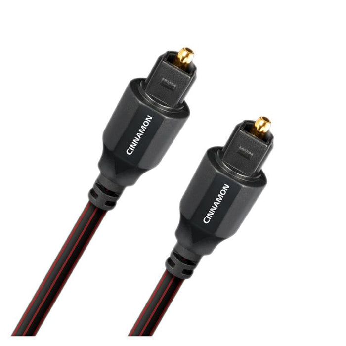 Audioquest Cinnamon | Toslink Optical Cable - High Purity Low Dispersion Fiber - 0.75 Meters-Sonxplus Joliette