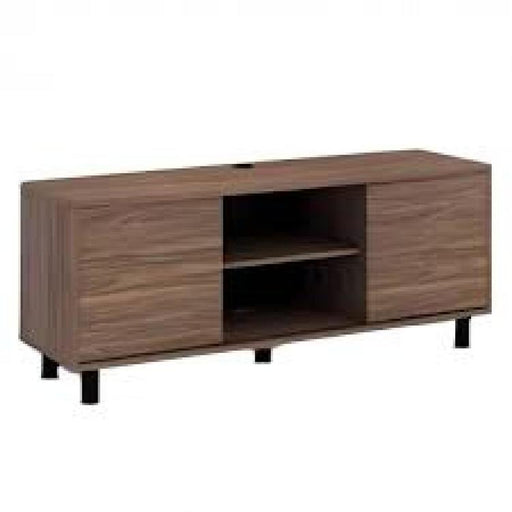 Sonora S20V55MB | Television Stand - 55" Wide - 2 Cabinets - Medium Brown-SONXPLUS Joliette