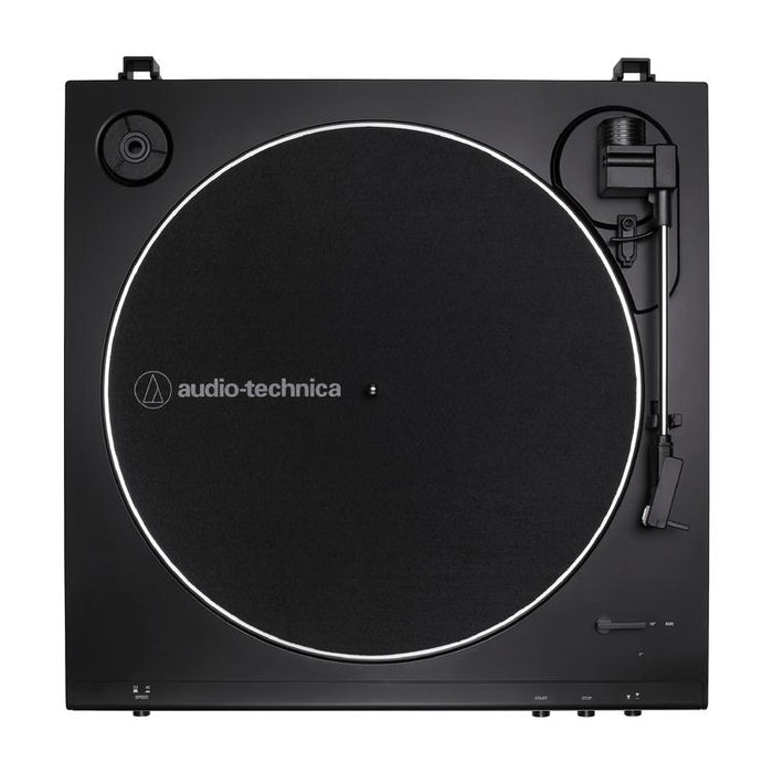 Audio Technica AT-LP60XBT-USB-BK | Table tournante Stéréo - Entièrement automatique - Entraînement par courroie - USB - Bluetooth - Noir-SONXPLUS Joliette