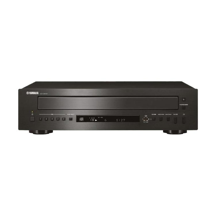 Yamaha CD-C603 | Lecteur CD Multiple - 5 disques - Lecture USB - Pure Direct - Noir-SONXPLUS Joliette