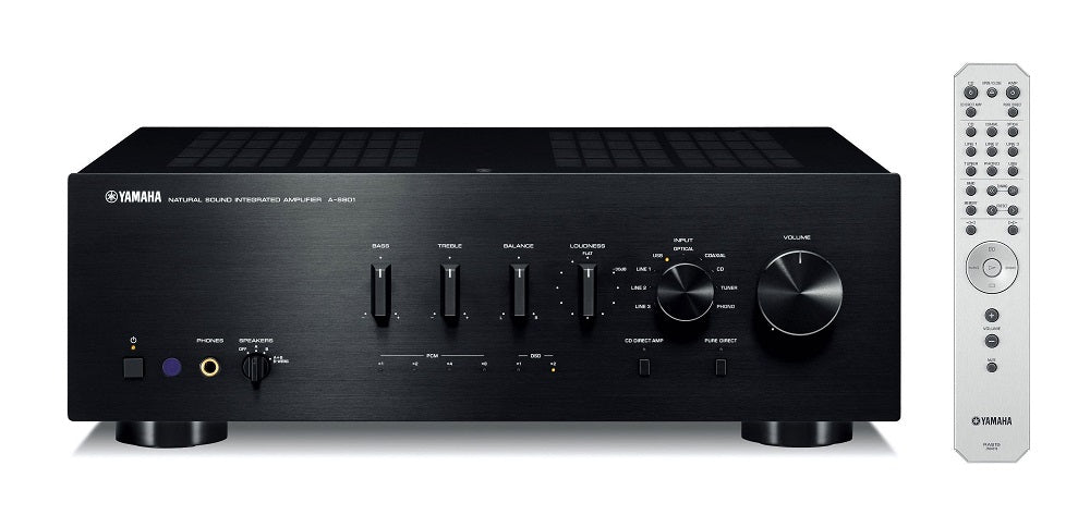 Yamaha A-S801B | 2 Channel Integrated Stereo Amplifier - Black-SONXPLUS Joliette