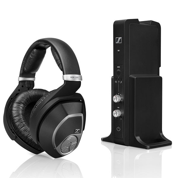 Sennheiser RS 195 | Around-ear wireless TV headphones - Black-SONXPLUS Joliette