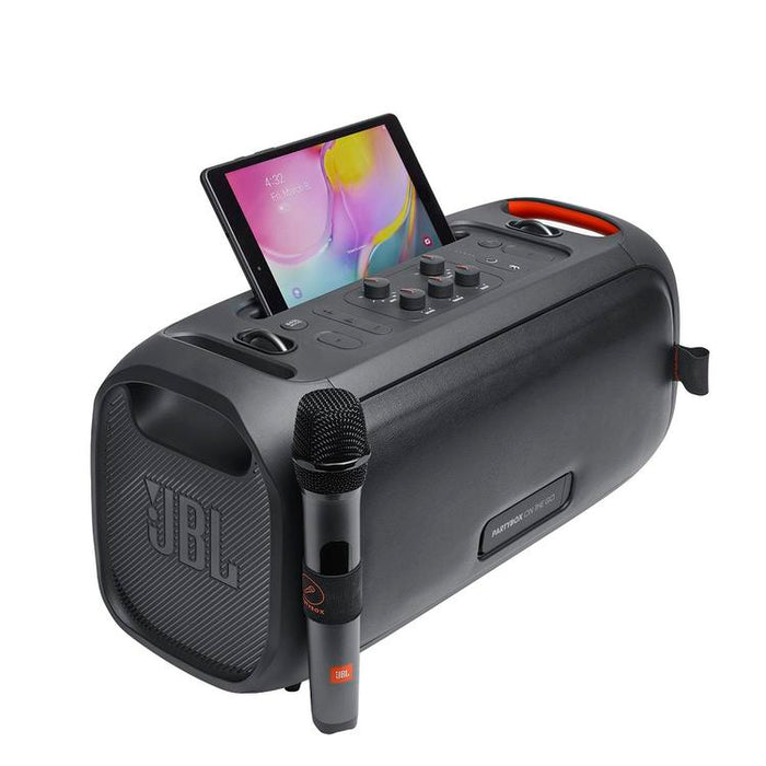 JBL PartyBox On-The-Go | Haut-parleur portable - Bluetooth - Rechargeable - Noir-SONXPLUS Joliette
