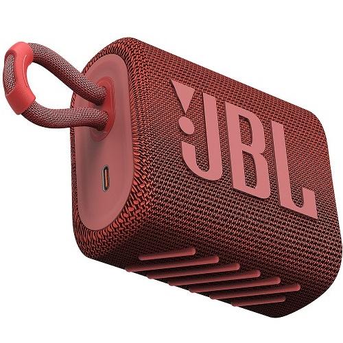 JBL GO3 | Mini haut-parleur portable Bluetooth - Étanche - Rouge-SONXPLUS Joliette