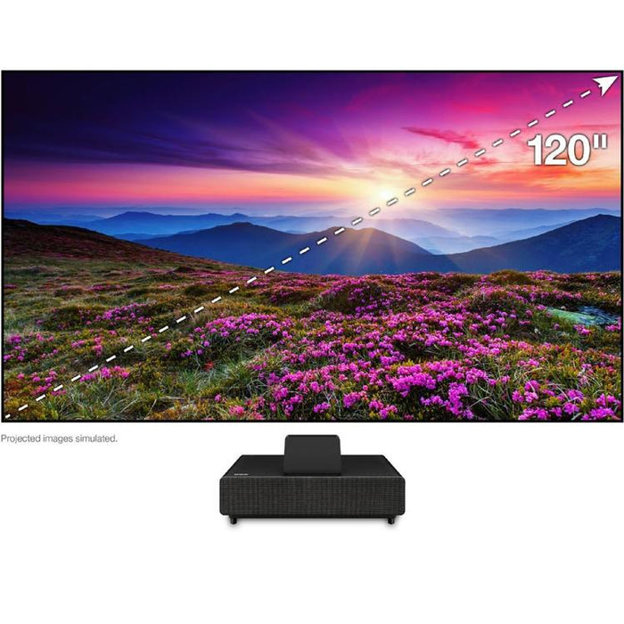 Epson LS500-120 | Laser TV projector - 3LCD - 120 inch screen - 16:9 - Full HD - 4K HDR - Black-SONXPLUS Joliette