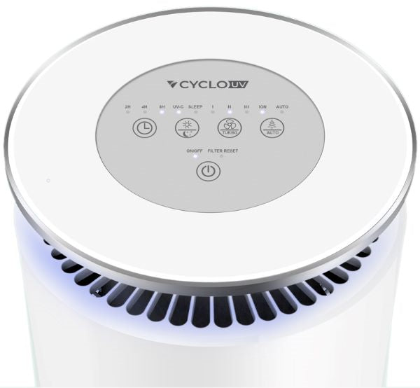 Cyclo UV 310C | Portable Ultraviolet Air Purifier - WiFi - Airflow up to 135 CFM - Blanc-SONXPLUS.com