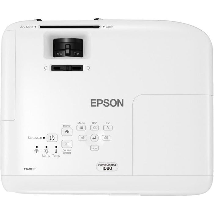 Epson Home Cinema 1080 | Projecteur 3LCD Cinéma maison - 16:9 - HD - 1080p - Blanc-SONXPLUS Joliette