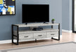 Monarch Specialties I2821 | TV stand - 60" - 3 Drawers - Gris-Sonxplus 