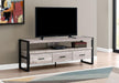 Monarch Specialties I2822 | TV stand - 60" - 3 Drawers - Taupe-Sonxplus 